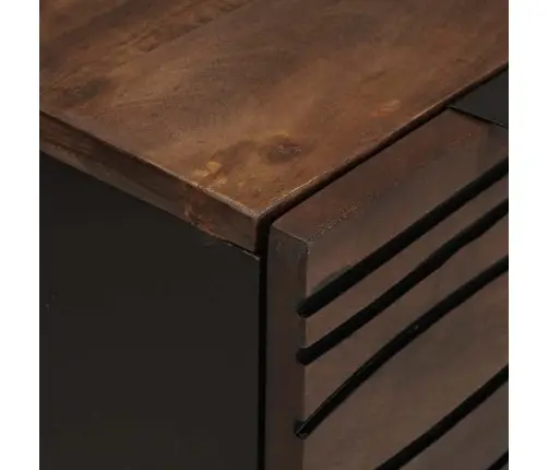 Šoninės Lentynos Su Stalčių 2 Pcs Ruda 60 X 33.5 X 75 Cm