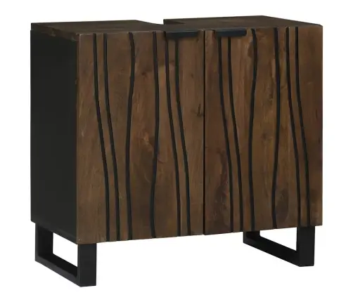 Vannas Istabas Mēbeļu Komplekts 2 Pcs Riekstu Brūna Standarta Vidaxl