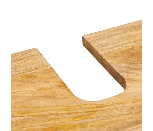 Vannas Istabu Komplekti Ar Durvīm Dabiska Cieta Mango Koksne Vidaxl