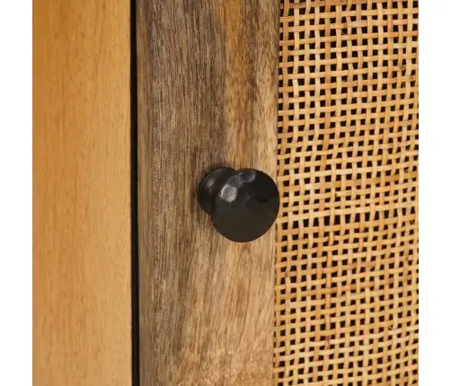 Vannas Istabu Komplekti Ar Atvilktni Dabiska Cieta Mango Koksne Vidaxl