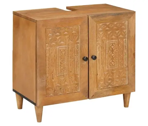 Vannas Istabas Mēbeļu Komplekts 4 Pcs Brūna 38 X 33 X 160 Cm Vidaxl
