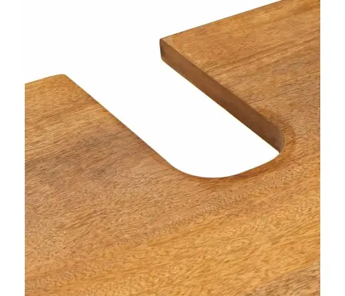 Vannitoa Mööbleset 5 Pcs Pruun 38 X 33 X 160 Cm Mangopuit