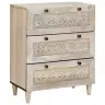 Puse 2 Pcs Balts 60 X 33 X 75 Cm Mango Masīvkoks Vidaxl
