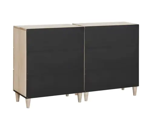 Puse 2 Pcs Balts 60 X 33 X 75 Cm Mango Masīvkoks Vidaxl
