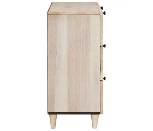 Puse 2 Pcs Balts 60 X 33 X 75 Cm Mango Masīvkoks Vidaxl