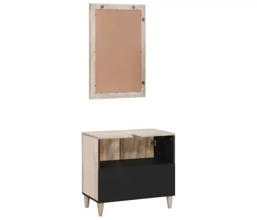 Vannas Istabas Mēbeļu Komplekts 2 Pcs Balts 62 X 33 X 58 Cm Vidaxl