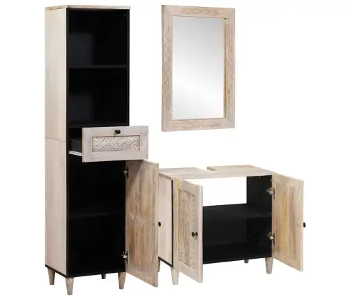 Vannas Istabas Mēbeļu Komplekts 3 Pcs Balts 38 X 33 X 160 Cm Vidaxl Vannas Istabas Mēbeļu Komplekts 3 Pcs Balts 38 X 33 X 160 Cm Vidaxl