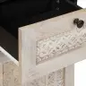 Vannitoa Mööbleset 5 Pcs Valge 38 X 33 X 160 Cm Mangopuit