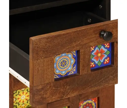 Vonios Baldų Rinkinys Su Stalčių 4 Pcs Graikinis Riešutmedis