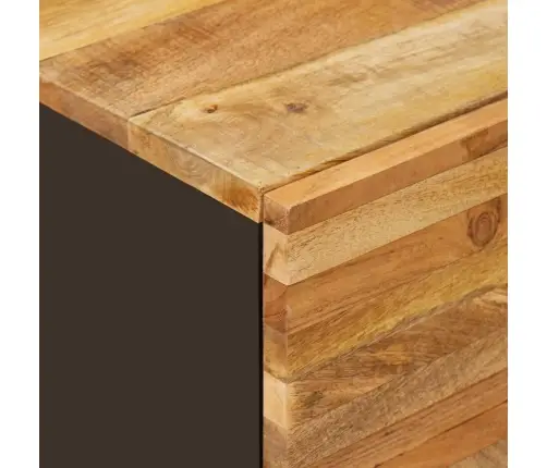 Vannas Istabu Komplekti Ar Durvīm Dabiska Cieta Mango Koksne Vidaxl