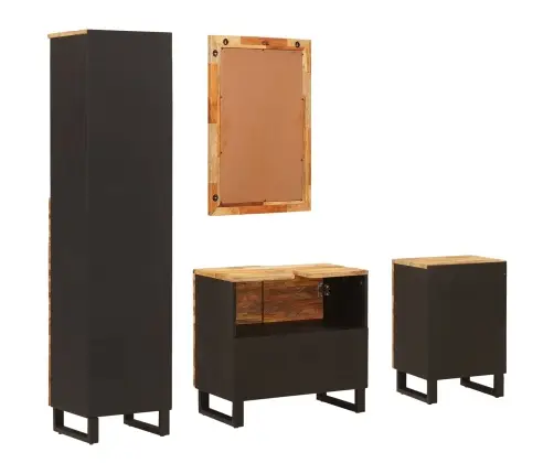 Vannitoa Komplektid Sahtliga Uksega Neutraalne Tugev Mango Puu