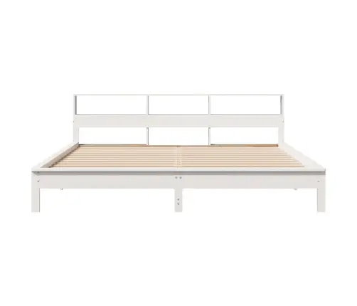 Lovos Rėmas Be Čiužinio, Baltas, 180X200cm Pušies Masyvas