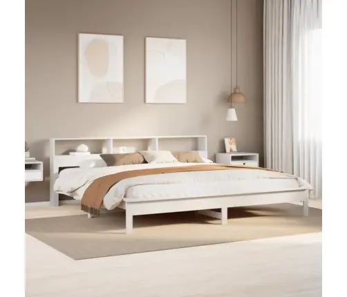 Lovos Rėmas Be Čiužinio, Baltas, 180X200cm Pušies Masyvas