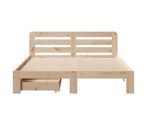 Voodi Ilma Madratsita, 120 X 200 cm Männipuit