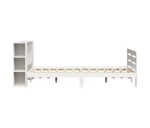 Gulta Bez Matrača, Balts, 150X200 Cm, Priedes Masīvkoks Vidaxl Gulta Bez Matrača, Balts, 150X200 Cm, Priedes Masīvkoks Vidaxl