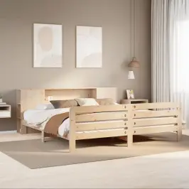 Gulta Bez Matrača, 180X200 Cm, Priedes Masīvkoks Vidaxl