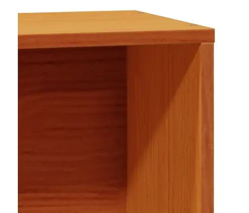 Gulta Bez Matrača, Vaska Brūnas, 90X190 Cm, Priedes Masīvkoks Vidaxl