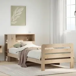 Lovos Rėmas Be Čiužinio, 90X190cm Pušies Medienos Masyvas