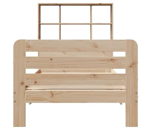 Gulta Bez Matrača, 90X200 Cm, Priedes Masīvkoks Vidaxl