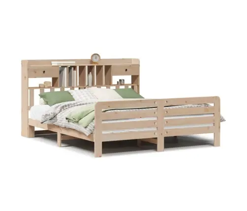 Riiuliga Voodiraam Ilma Madratsita, 180X200 cm Männipuit