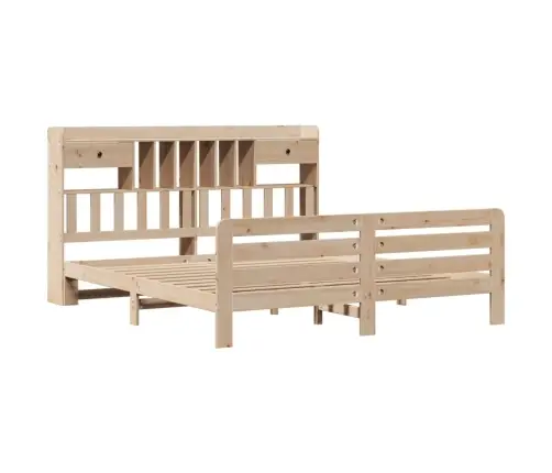 Riiuliga Voodiraam Ilma Madratsita, 180X200 cm Männipuit