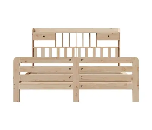 Riiuliga Voodiraam Ilma Madratsita, 180X200 cm Männipuit