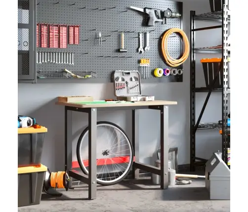 Darbagalds, 100X60X81,5 Cm, Ozola Masīvkoks, Taisnstūra Vidaxl