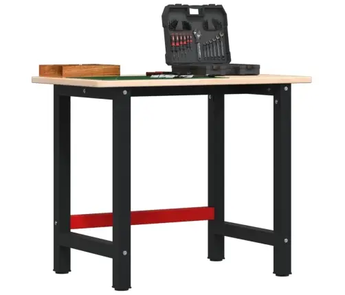 Darbagalds, 100X60X81,5 Cm, Ozola Masīvkoks, Taisnstūra Vidaxl