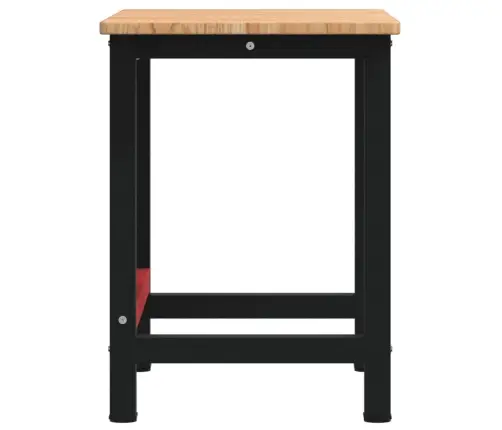 Darbagalds, Brūns, 100X60X81,5 Cm, Ozola Masīvkoks, Taisnstūra Vidaxl