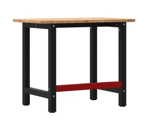 Darbagalds, Brūns, 100X60X81,5 Cm, Ozola Masīvkoks, Taisnstūra Vidaxl