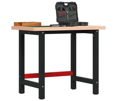 Töölaud, 100 X 60 X 83 cm Pöök, Ristkülikukujuline