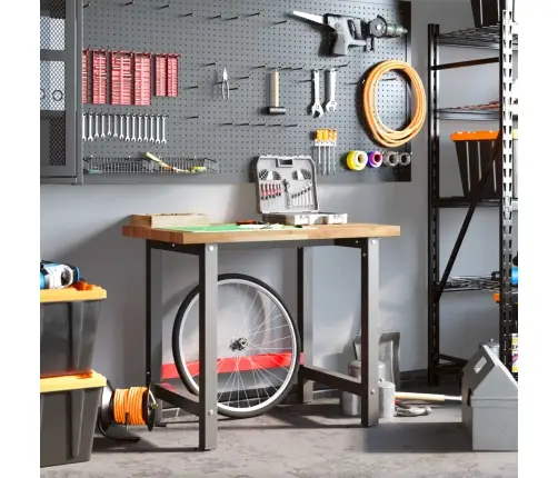 Darbastalis, 100X60X83cm Akacijos Masyvas, Stačiakampis