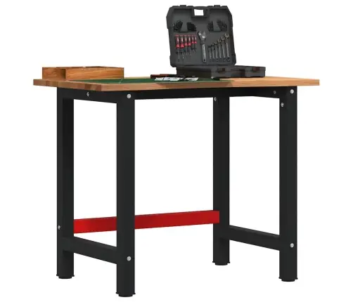 Darbagalds, Brūns, 100X60X81,5 Cm, Ozola Masīvkoks Vidaxl