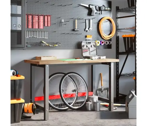 Darbagalds, 140X60X83 Cm, Ozola Masīvkoks, Taisnstūra Vidaxl