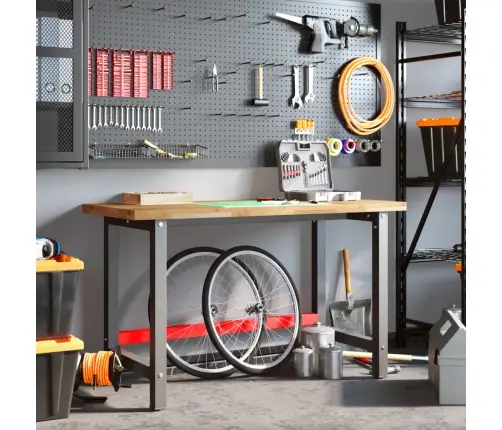 Darbagalds, 140X60X83 Cm, Ozola Masīvkoks, Taisnstūra Vidaxl