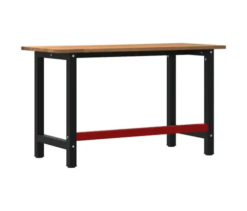 Darbagalds, Brūns, 140X60X81,5 Cm, Ozola Masīvkoks Vidaxl