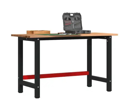 Darbagalds, Brūns, 140X60X81,5 Cm, Ozola Masīvkoks Vidaxl