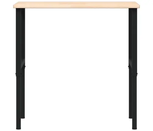 Darbastalis, 100X60X(71,5-98)cm Ąžuolo Masyvas, Stačiakampis