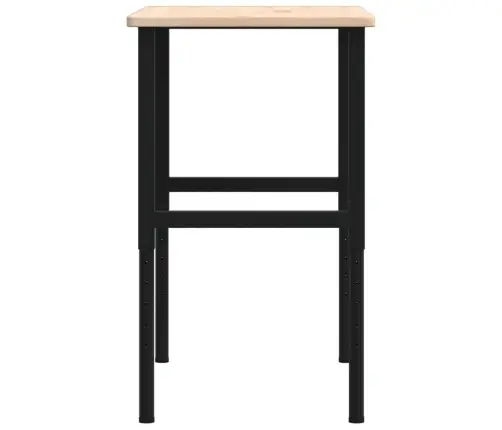 Darbastalis, 100X60X(71,5-98)cm Ąžuolo Masyvas, Stačiakampis