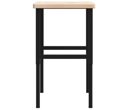 Darbastalis, 100X60X(73-99,5)cm Ąžuolo Masyvas, Stačiakampis