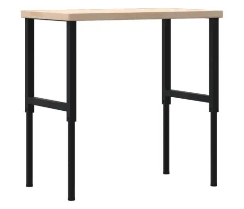 Darbastalis, 100X60X(73-99,5)cm Ąžuolo Masyvas, Stačiakampis