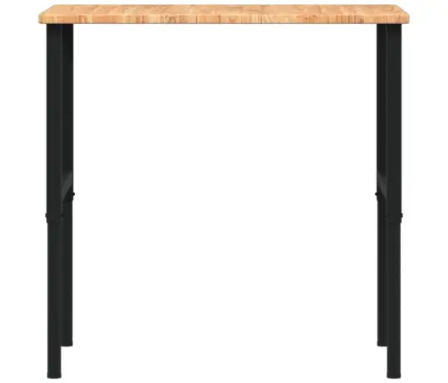 Darbagalds, 100X60X(71,5-98)Cm, Ozola Masīvkoks, Taisnstūra Vidaxl