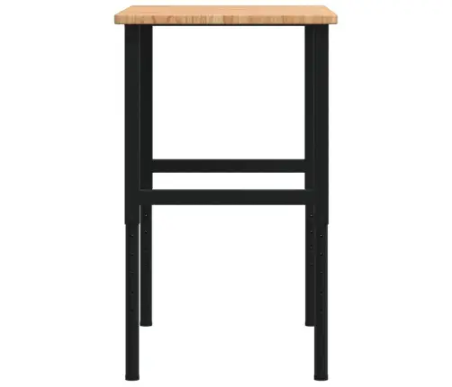 Darbagalds, 100X60X(71,5-98)Cm, Ozola Masīvkoks, Taisnstūra Vidaxl