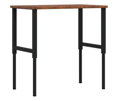 Darbagalds, 100X60X(71,5-98)Cm, Ozola Masīvkoks, Taisnstūra Vidaxl