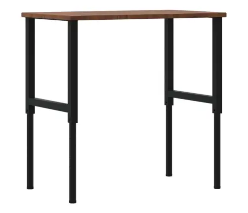 Darbagalds, 100X60X(71,5-98)Cm, Ozola Masīvkoks, Taisnstūra Vidaxl