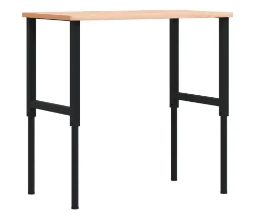 Darbagalds, 100X60X(71,5-98) Cm, Ozola Masīvkoks, Taisnstūra Vidaxl