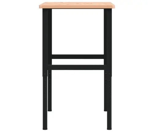 Darbagalds, 100X60X(71,5-98) Cm, Ozola Masīvkoks, Taisnstūra Vidaxl