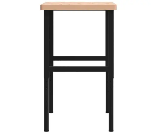 Darbagalds, 100X60X(73-99,5) Cm, Ozola Masīvkoks, Taisnstūra Vidaxl