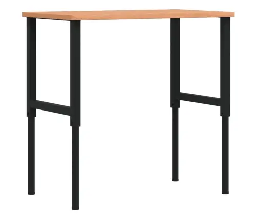 Darbagalds, 100X60X(71,5-98) Cm, Ozola Masīvkoks, Taisnstūra Vidaxl