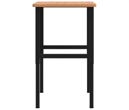 Darbagalds, 100X60X(71,5-98) Cm, Ozola Masīvkoks, Taisnstūra Vidaxl